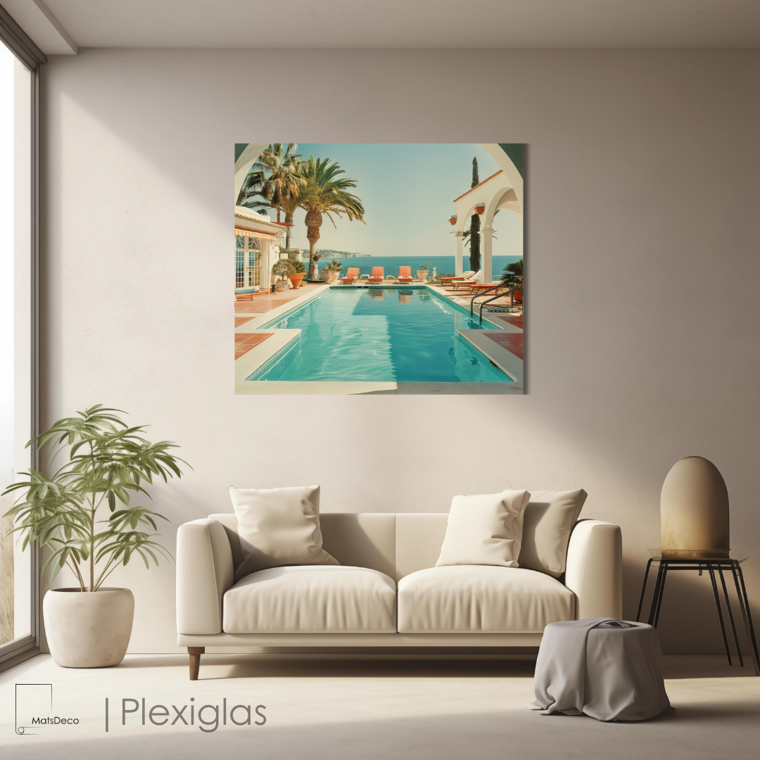 Poolside Escape Art - Akoestisch | Plexiglas