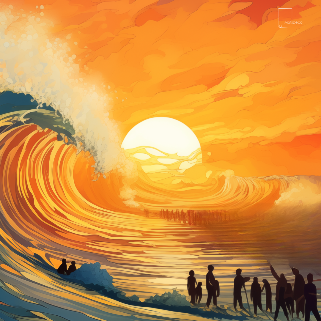 The Wave Art - Akoestisch | Plexiglas