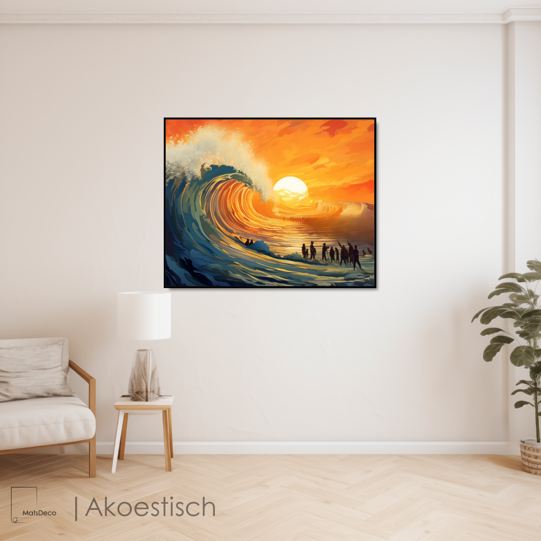 The Wave Art - Akoestisch | Plexiglas