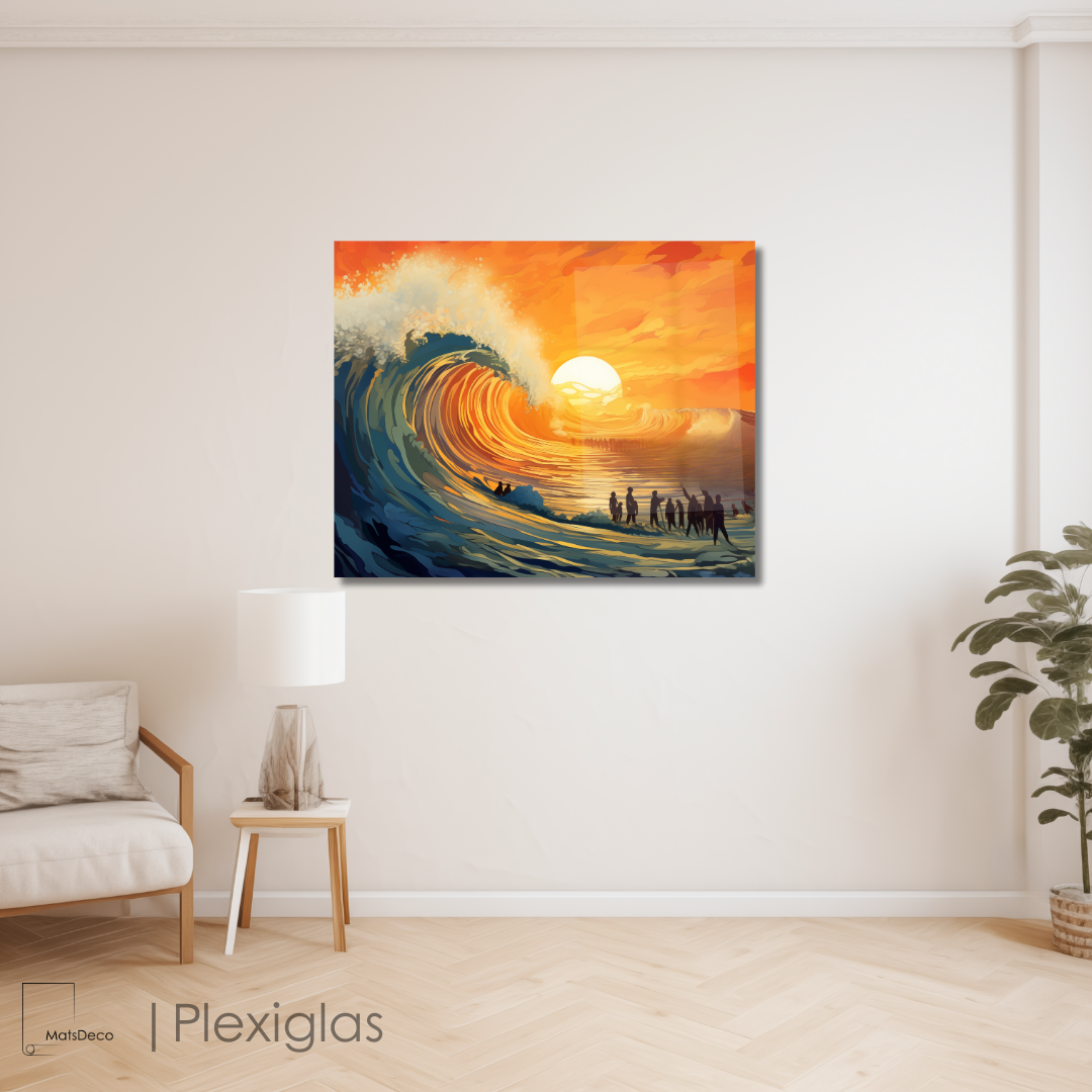 The Wave Art - Akoestisch | Plexiglas