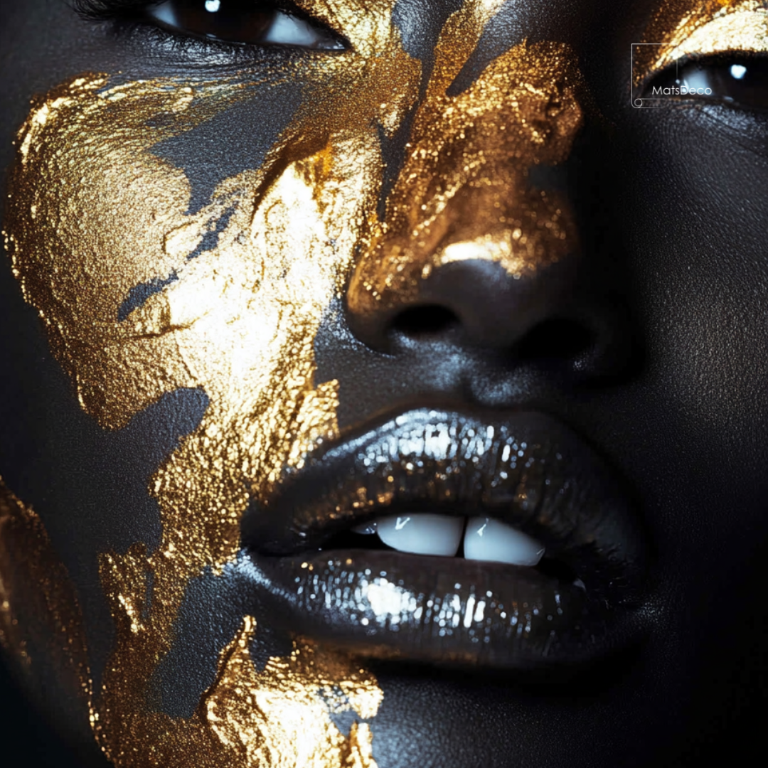 Gold Face Art - Akoestisch | Plexiglas
