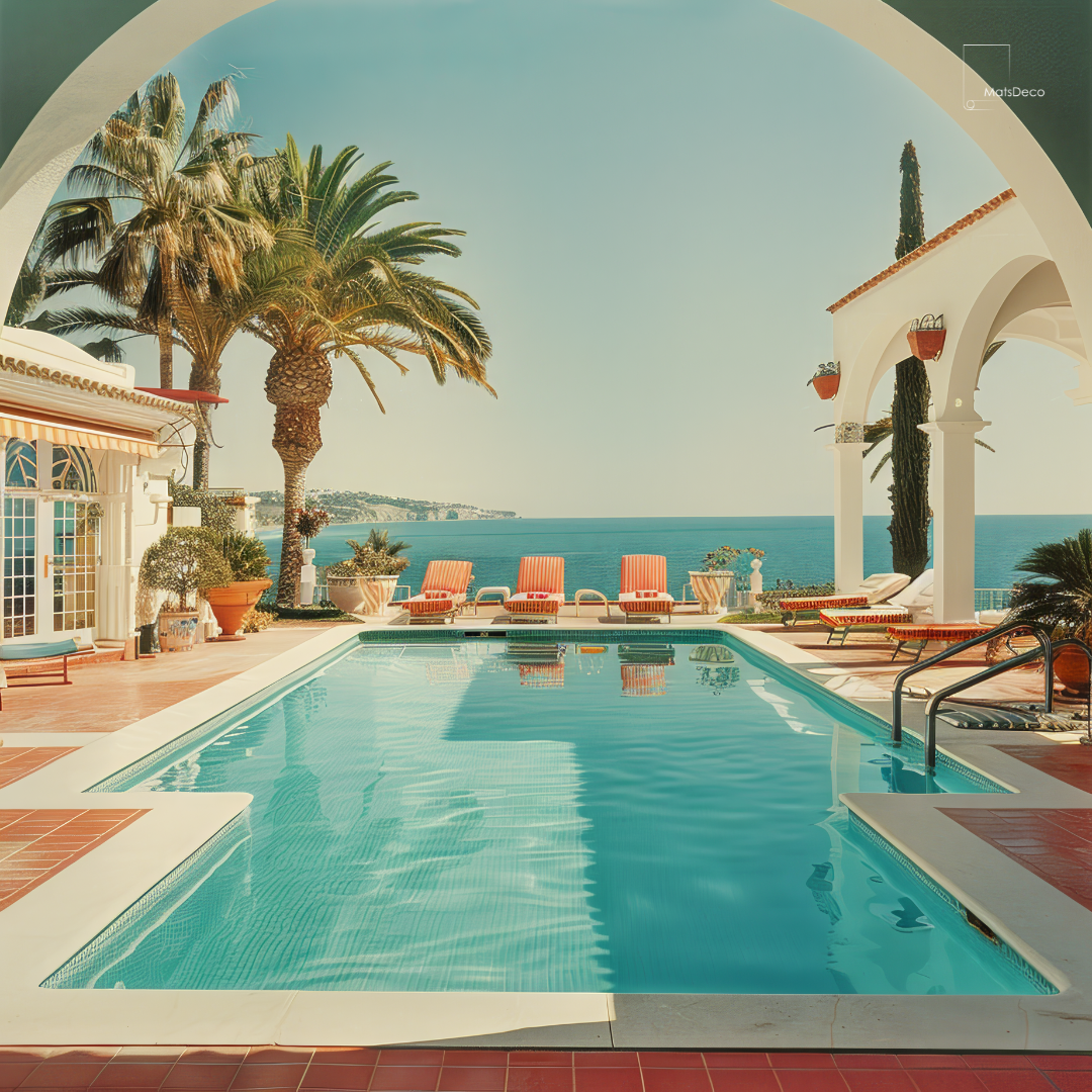 Poolside Escape Art - Akoestisch | Plexiglas